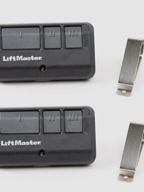 LiftMaster 893MAX 3-Button Garage Door Opener Visor Remote Control PACK OF 2